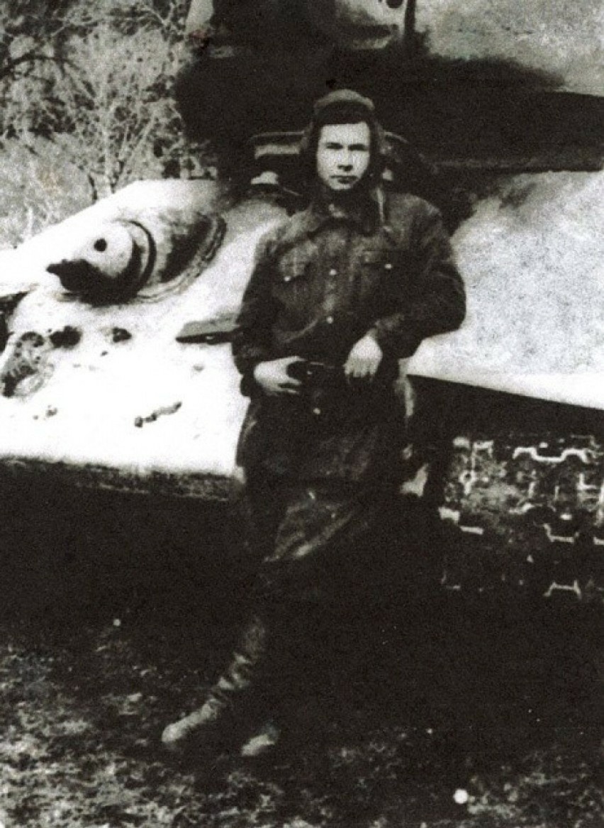 Radziecki dowódca czołgu Michaił Iwanowicz Esaułow.