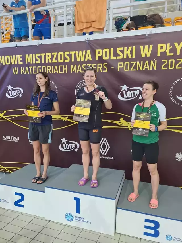 Justyna Barańska mistrzynią Polski masters w pływaniu