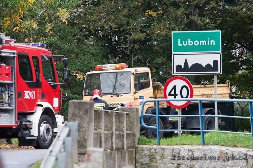 Kraksa ciężarówek pod Lubominem (ZDJĘCIA)