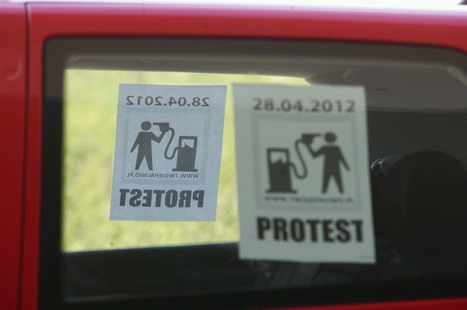 Wrocław: Wysokie ceny paliw i protest niewypał