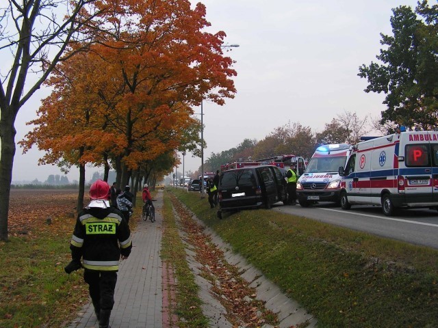 Wypadek na trasie nr 7 w miejscowości Kazimierzowo.