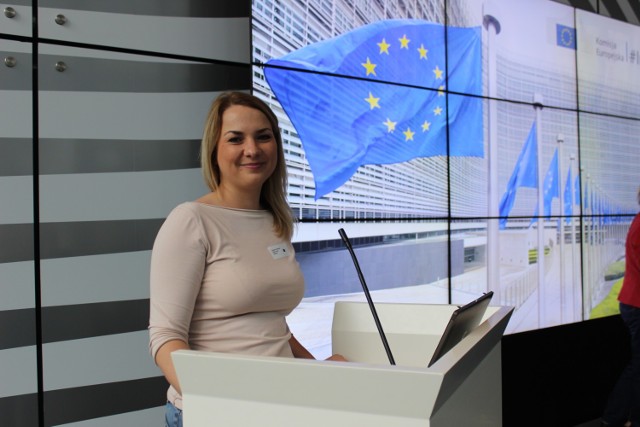Podczas wizyty w Komisji Europejskiej.