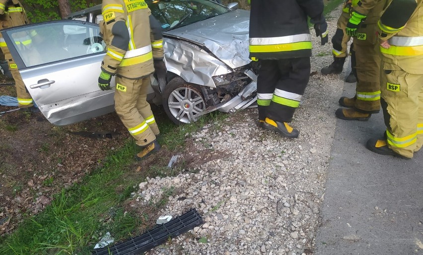 Wypadek na drodze nr 742 Stobnica - Salkowszczyzna na...