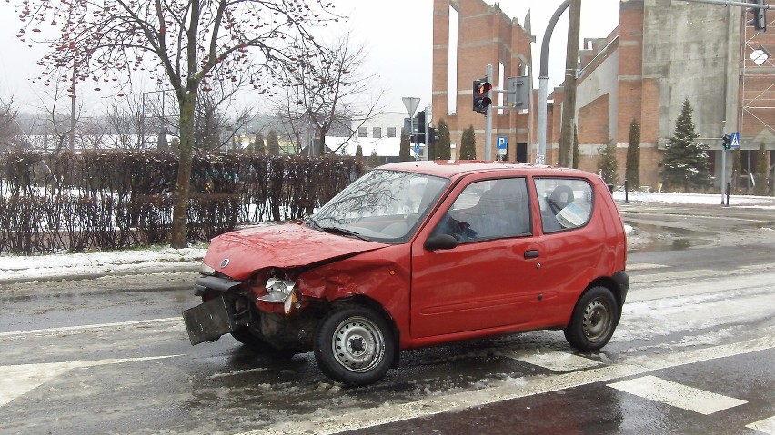 Zderzenie pojazdów na ul. Słowackiego w Kraśniku