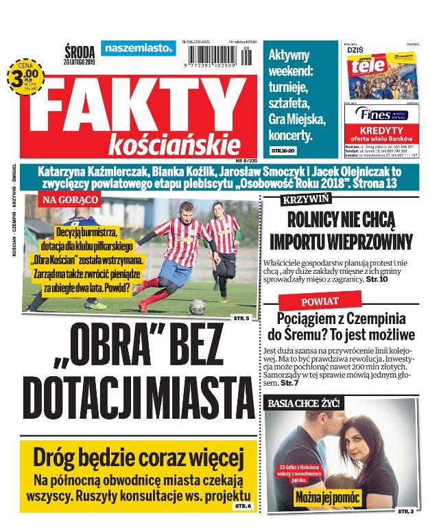 Nowe "Fakty Kościańskie" czekają na Was od środy