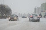 Śrem: silne opady śniegu w regionie. Zobacz zdjęcia z dróg