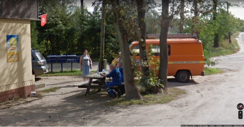 Wioski pod Wągrowcem w obiektywie kamer Google Street View. Przyłapani mieszkańcy i goście 