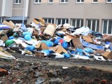 Rośnie góra śmieci przy ul. Pogodnej 36 w Lublinie