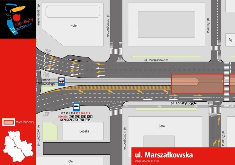 Warszawa po Euro 2012: od wtorku, 3 lipca na ulice wracaja ekipy remontowe [UTRUDNIENIA]