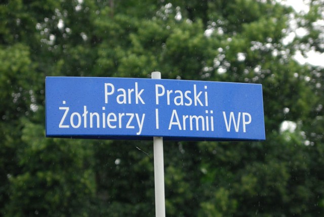 Park Praski to teraz Park Praski Żołnierzy I Armii WP
