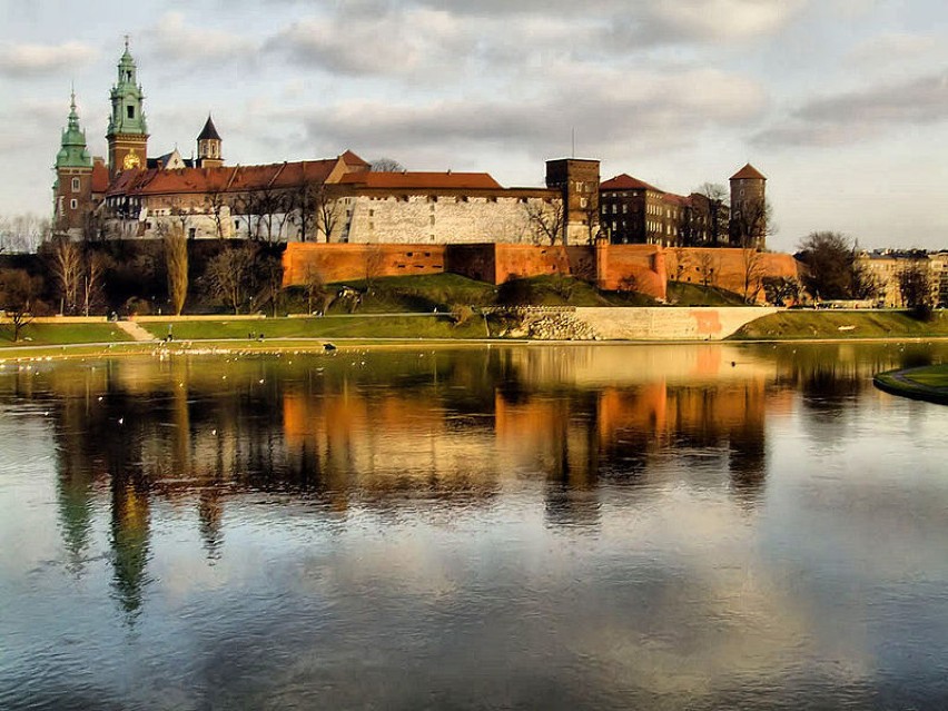 Wawel- widok z Mostu Dębnickiego