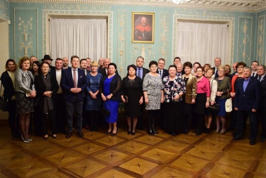 Liderzy powiatowi spotkali się w pałacu w Lewkowie [FOTO]