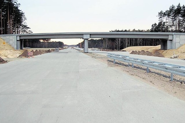 Zbąszyński odcinek autostrady posiada już betonową nawierzchnię