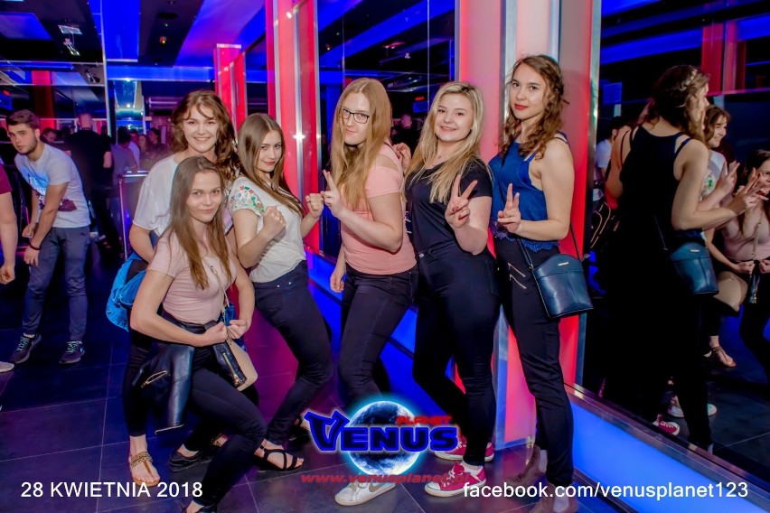 Piękne kobiety w klubie Venus Planet. Impreza z 28 kwietnia 2018 [zdjęcia]