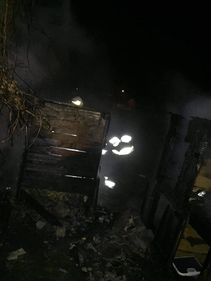 Gmina Czerniejewo: nocny pożar w miejscowości Golimowo
