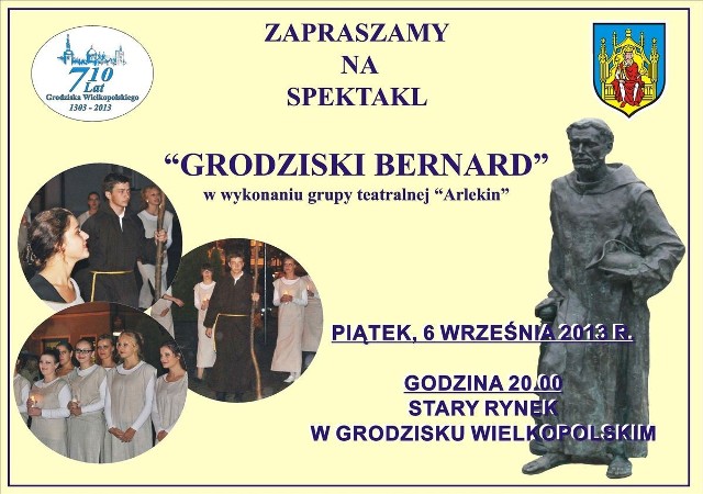 Przedstawienie o ojcu Bernardzie zaplanowano na godzinę 20.00