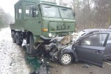 Wypadek w Bukownie. Dziecko trafiło do szpitala