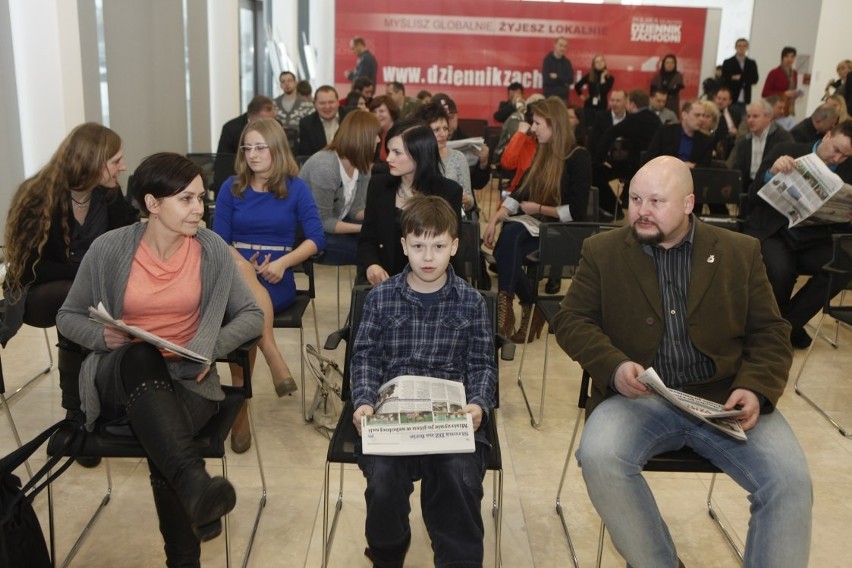 Sosnowiec: Laureaci plebiscytu na Człowieka Roku 2012 zjawili się w siedzibie Dziennika Zachodniego