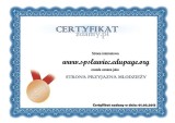 Strona internetowa Szkoły Podstawowej w Sławcu otrzymała certyfikat strony przyjaznej młodzieży