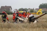 Katastrofa śmigłowca pod Domeckiem z udziałem boronowskiego przedsiębiorcy i jego synów. Przesłuchano młodszego z nich ZDJĘCIA