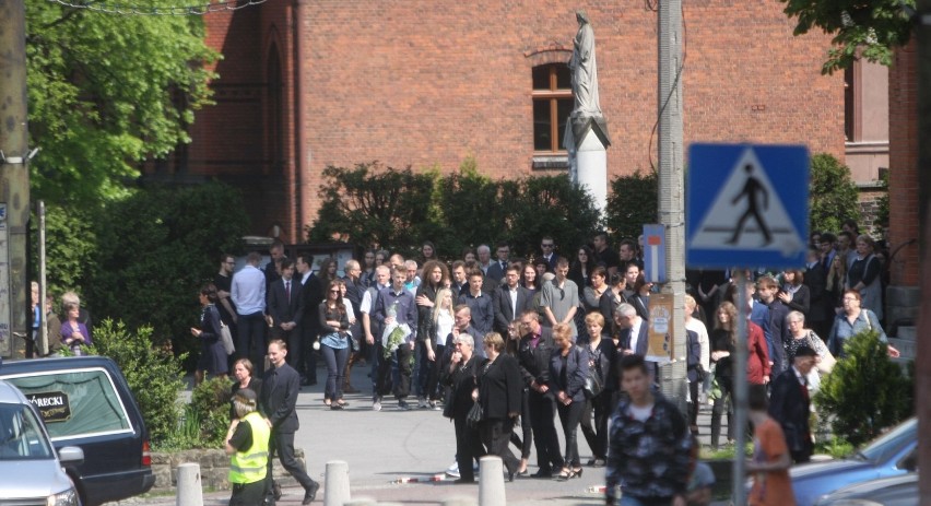 Mysłowice pożegnały maturzystę, który tragicznie zginął