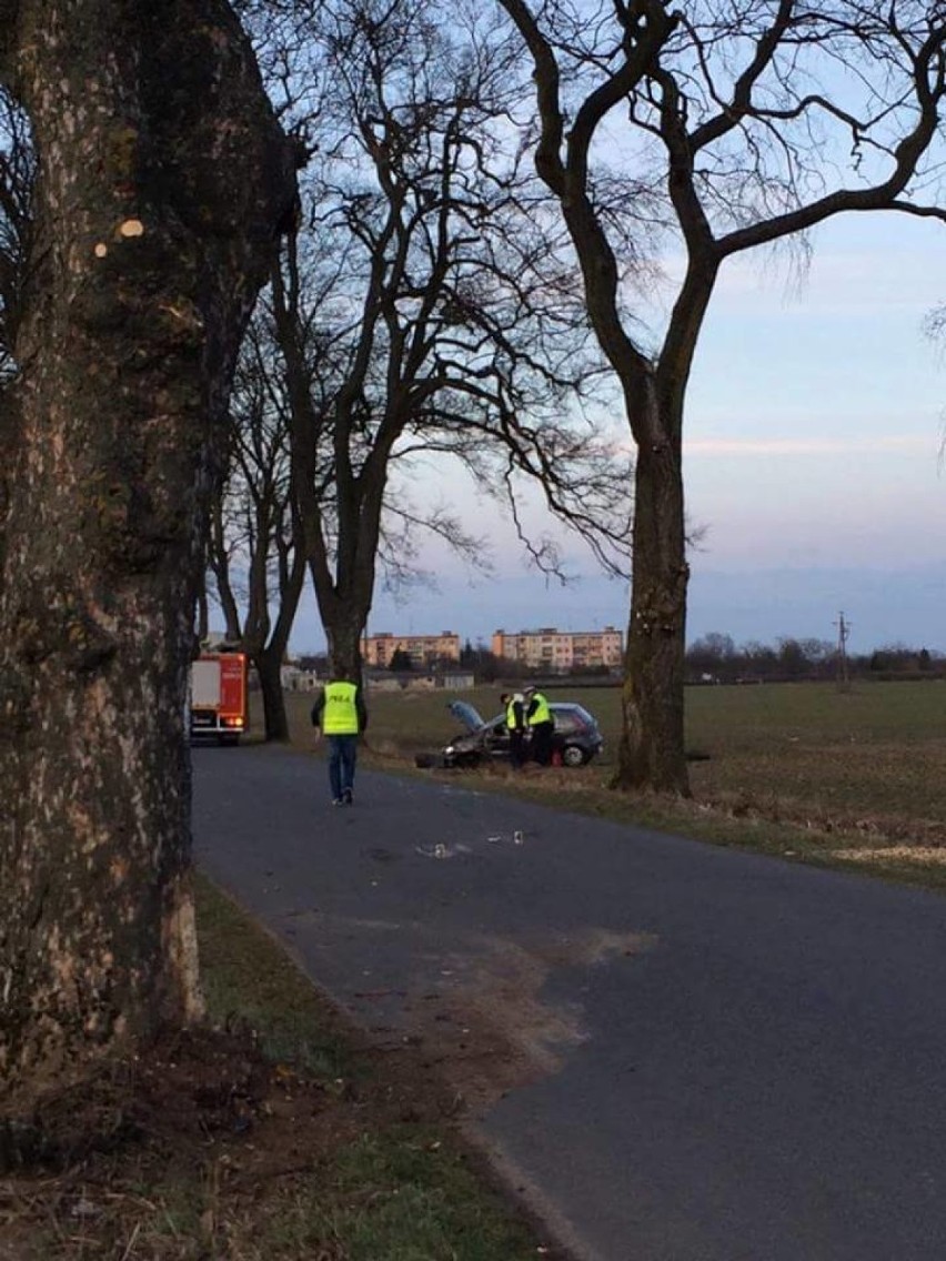 Wypadek na trasie Łąkie – Scholastykowo