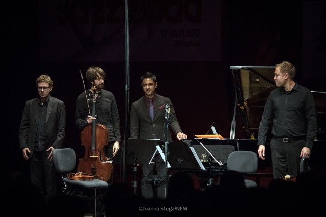 Jazztopad zaprosił na doskonały koncert kameralny, w którym grali Vijay Iyer & Lutosławski Quartet