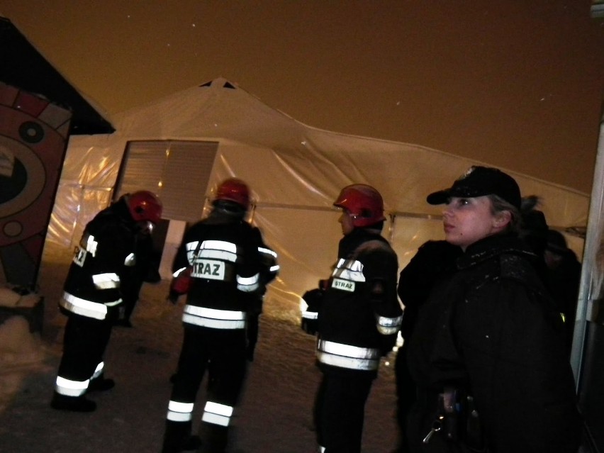 Zawalenie dachu na lodowisku w Bydgoszczy