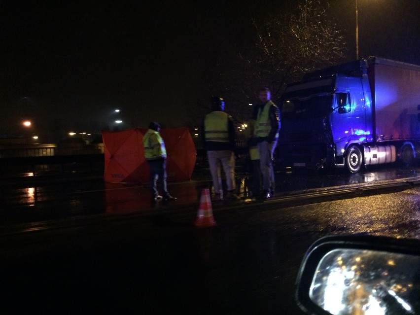 Tragiczny wypadek na DK94 w Sosnowcu na wiadukcie przy EC...