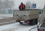 Zabezpieczanie chodników po łowicku