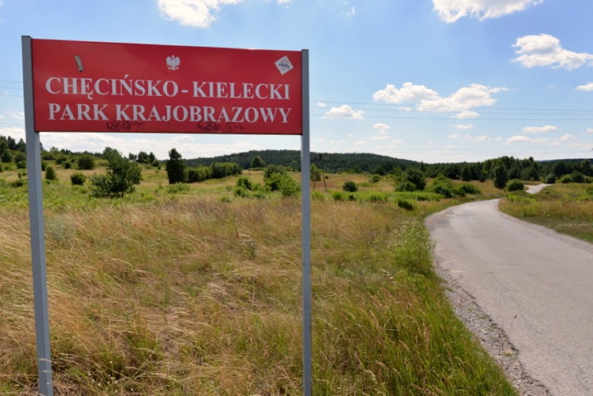 Będzie budowa w  Chęcińsko-Kieleckim Parku Krajobrazowym (WIDEO, zdjęcia)