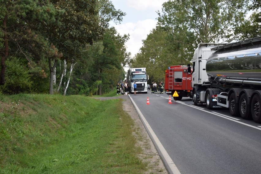 Poważny wypadek w Lulkowie: motorowerzysta trafił do szpitala