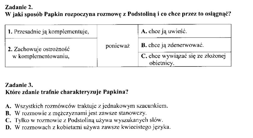 24 kwietnia część humanistyczna (język polski) egzaminu ...