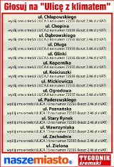 Śrem: plebiscyt Tygodnika Śremskiego i portalu srem.naszemiasto.pl - Ulica z Klimatem