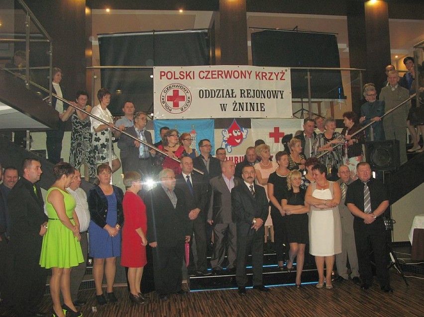 Członkowie klubu HDK w Żninie podczas jubileuszowej...