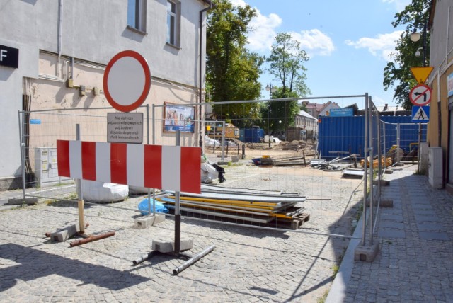 Prace na rynku w Końskich idą bardzo szybko