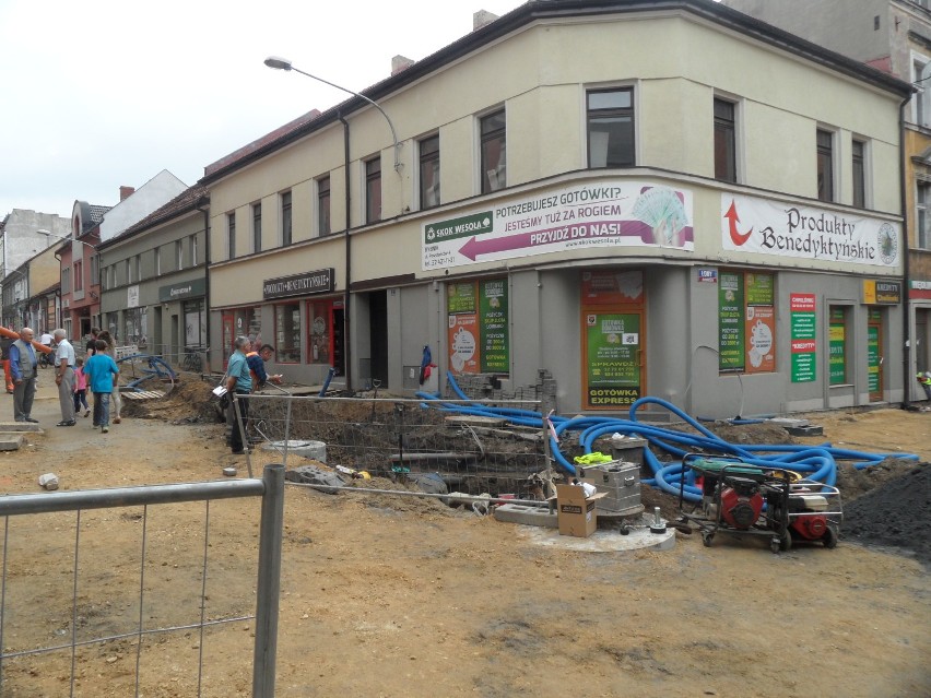 Skrzyżowanie w centrum Rybnika nadal zamknięte