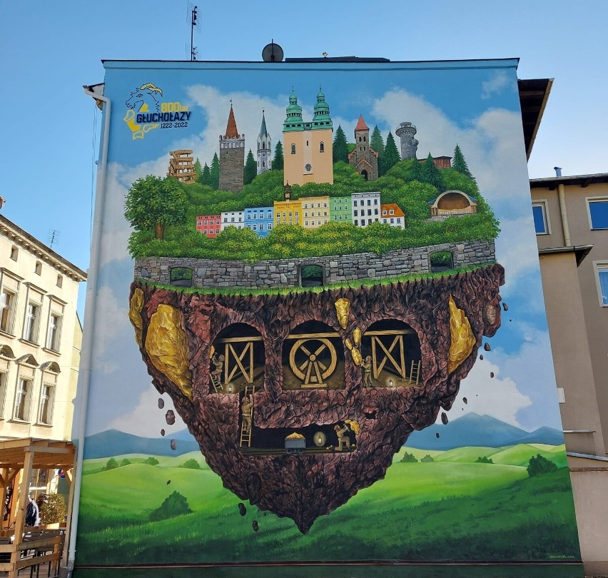 Tak wygląda nowy mural w Głuchołazach