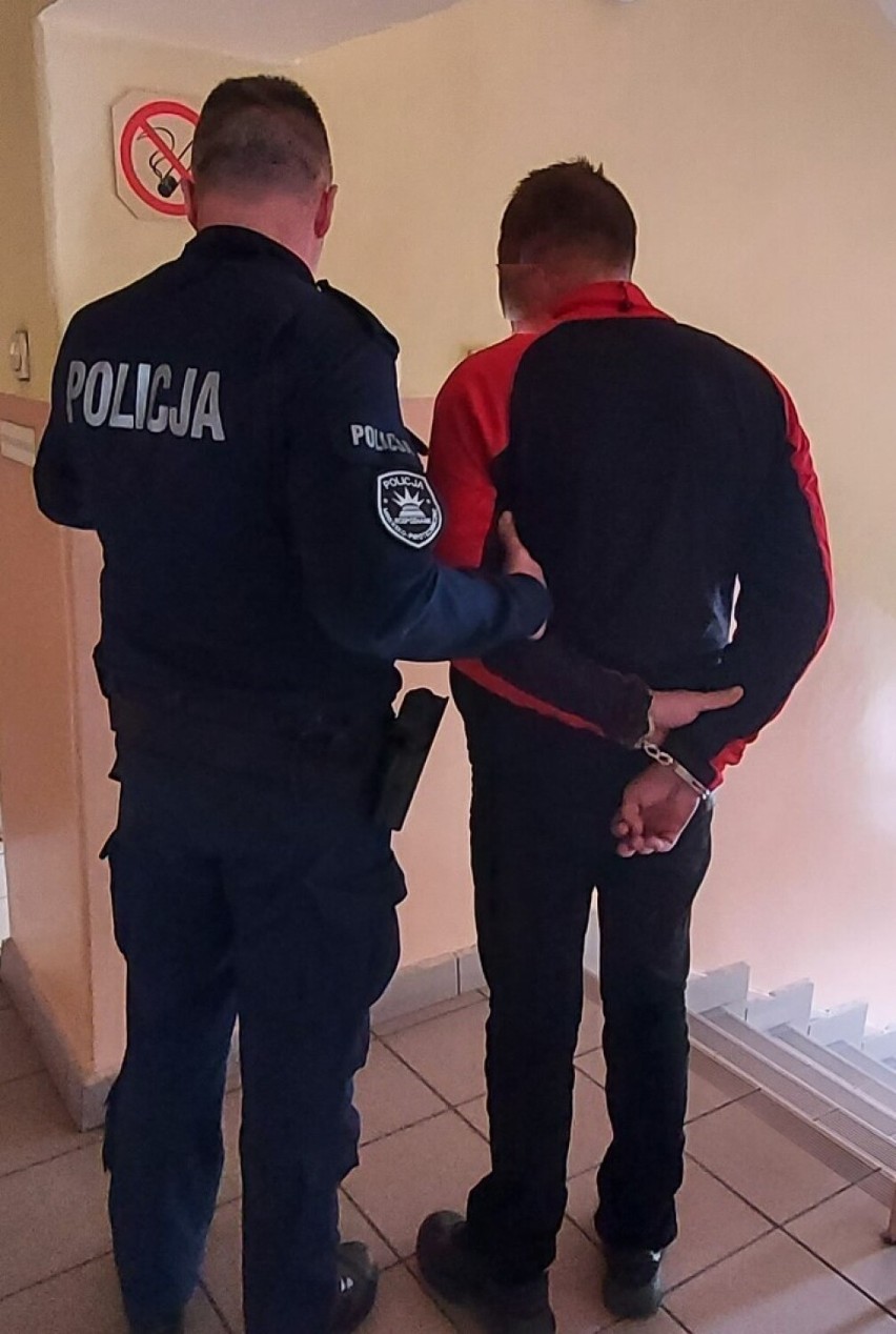 53-latek z gminy Strzelce Wielkie w rękach policji. Był poszukiwany do odbycia kary więzienia