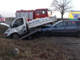 Wypadek w Spławiu na drodze krajowej nr 92 [ZDJĘCIA]