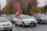 Protest taxi w Łodzi. Taksówkarze domagają się wsparcia od państwa