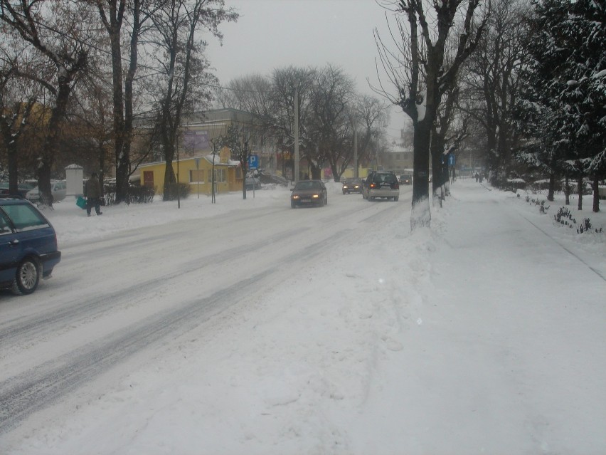 Zima na drogach powiatu lubartowskiego