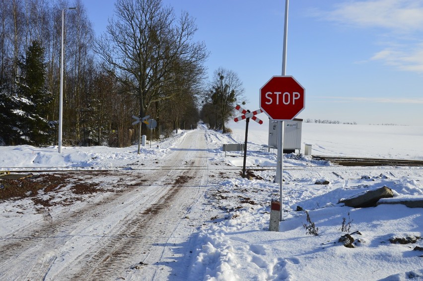 Przejazd kolejowy na Zajezierzu pod Sztumem