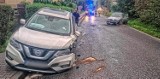 Pijana z zakazem prowadzenia pojazdów spowodowała wypadek na jednej z ulic w Limanowej