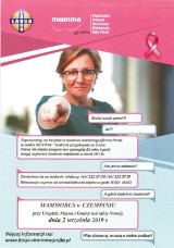 Bezpłatna mammografia w Czempiniu 2 września 