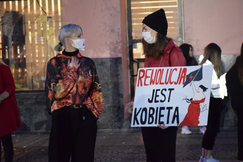 Protest kobiet w Sieradzu