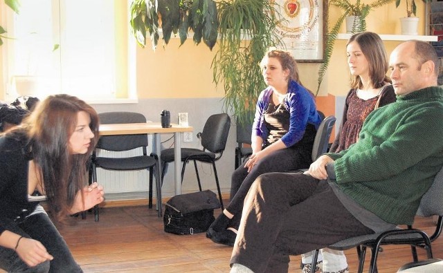Pierwszy casting z udziałem młodzieży ze Zbąszynka odbył się w salce domu katolickiego w Zbąszyniu