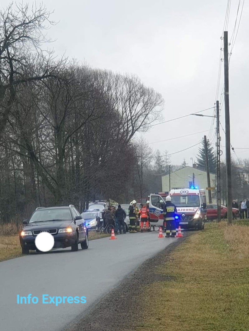 Rowerzystka potrącona w Zborowskim w gminie Ciasna