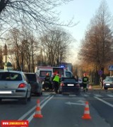 Wypadek w centrum Zawiercia. Jedna osoba w szpitalu [AKTUALIZACJA]