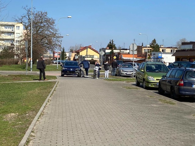 Wypadek na skrzyżowaniu Łanowa - Żytnia